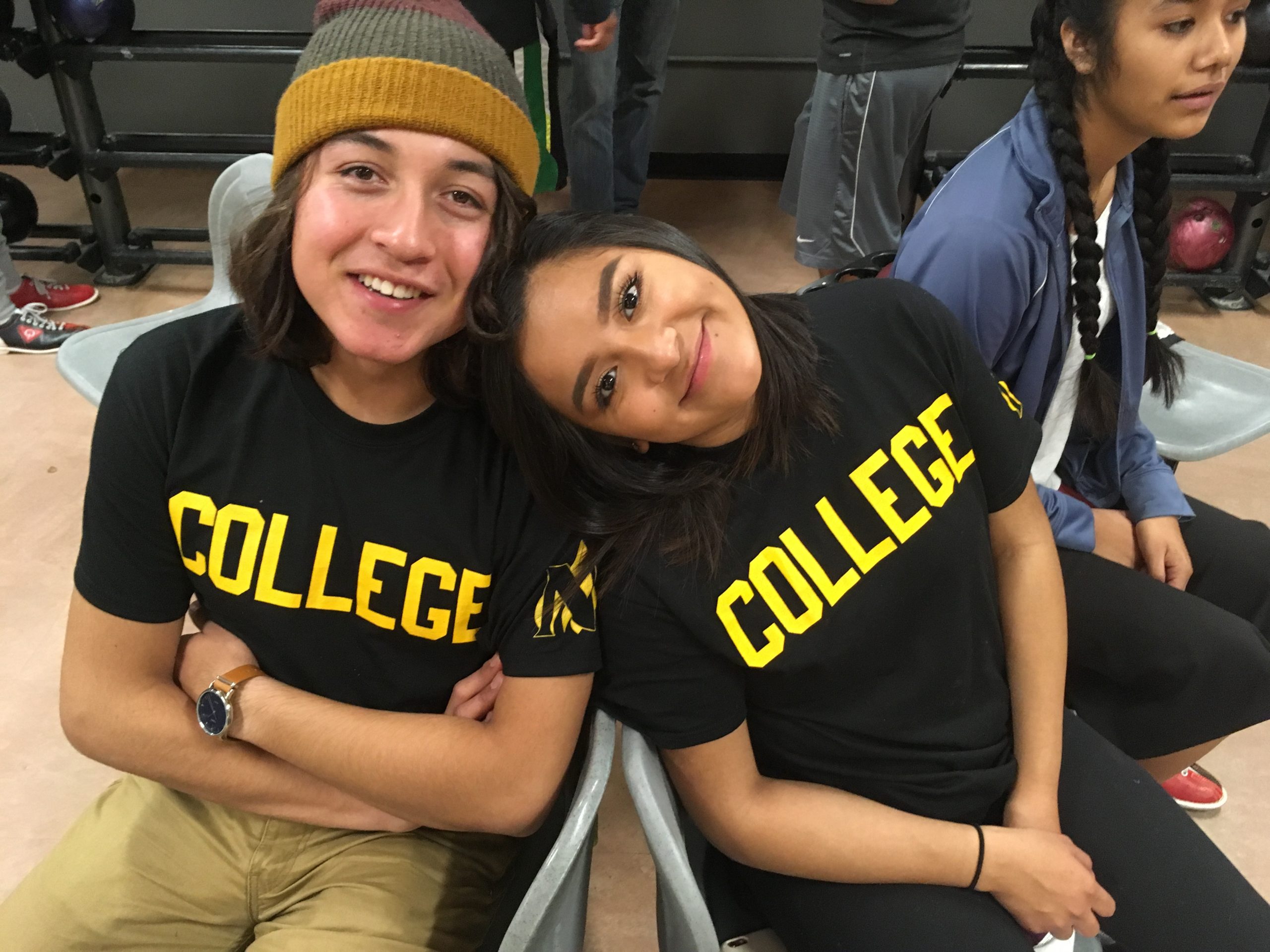I Have A Dream Foundation Boulder County students wearing college shirts